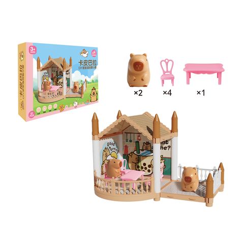NG0459-002 DIY家家酒別墅小屋-卡皮巴拉(粉)-4(800)