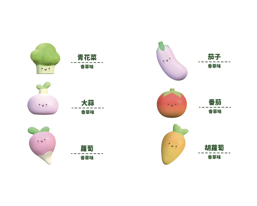 6972483459405-日系捏捏樂-軟萌蔬果野菜-2