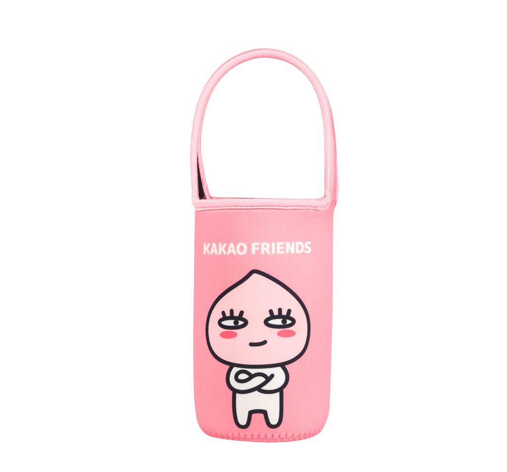 Kakao Friends_Apeach潛水布飲料提袋(粉紅)-1.jpg