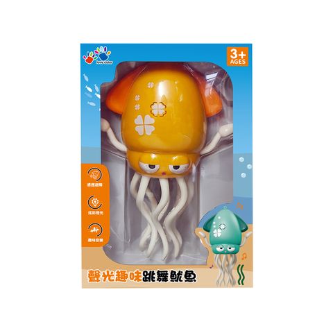 EA0464-002A 聲光趣味跳舞魷魚-黄-1(800)