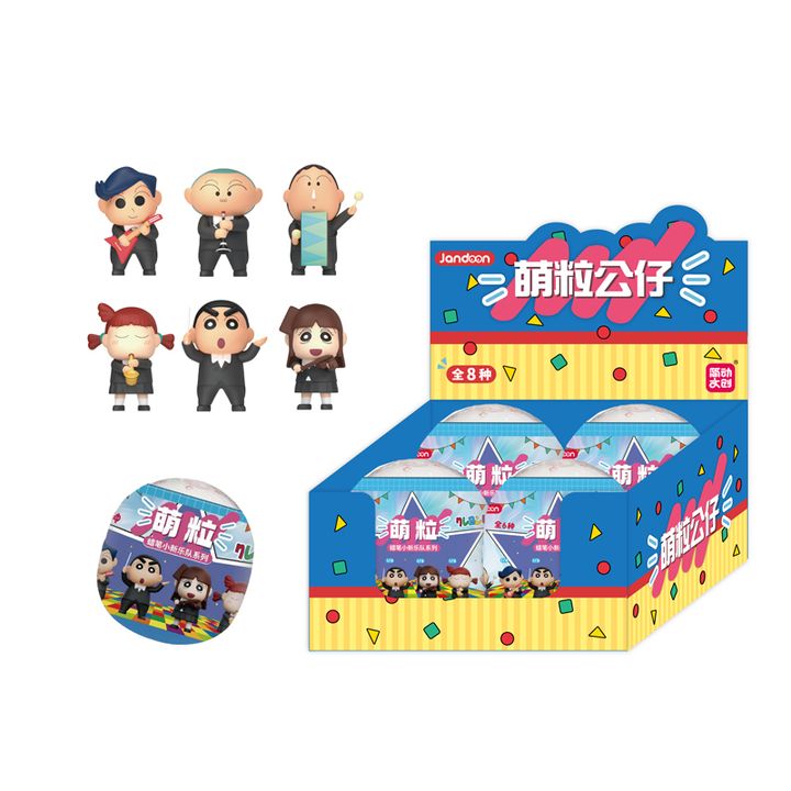 689-117 蠟筆小新扭蛋公仔-樂隊系列-5(800)