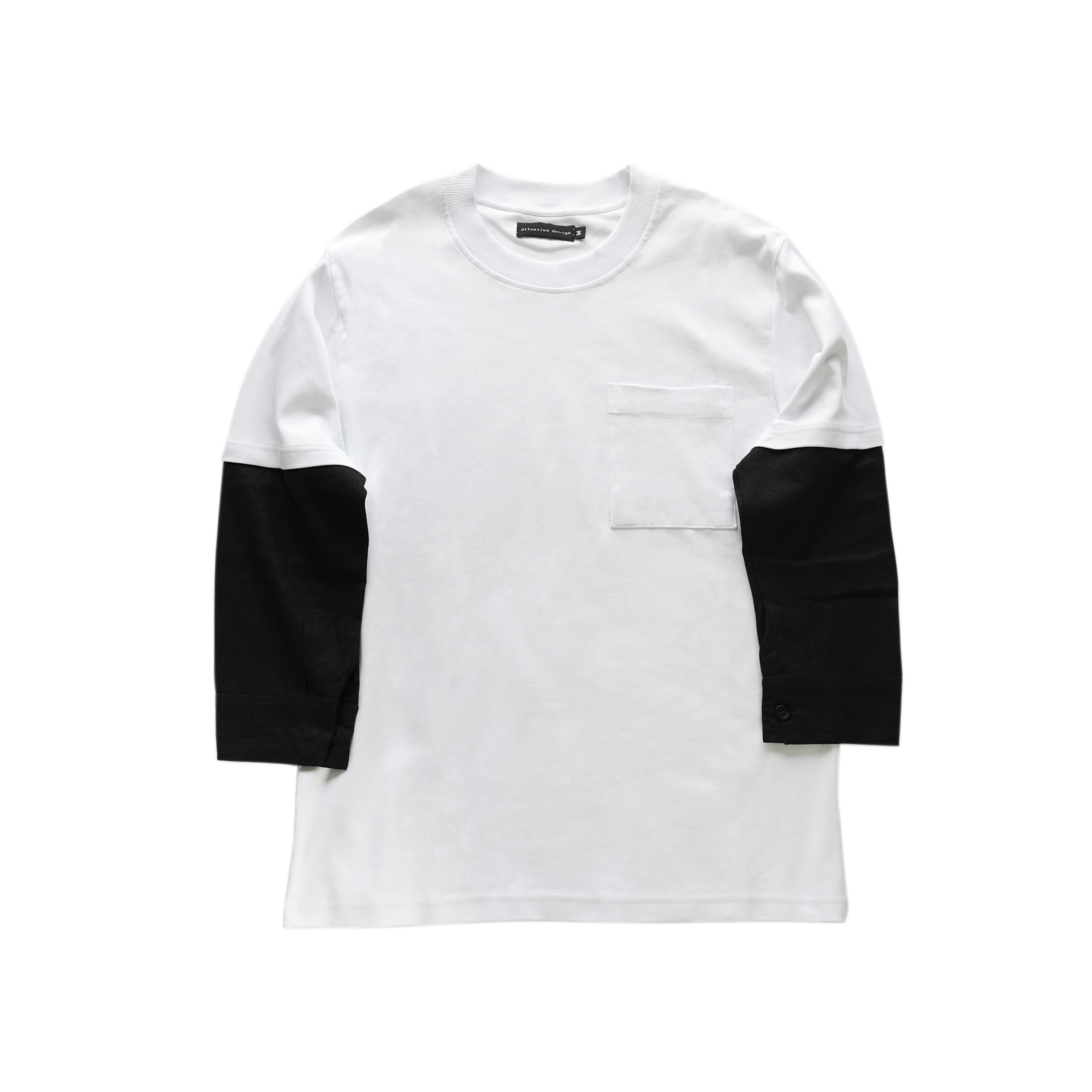 Attn Layered Long Sleeve T-Shirt – attent!on design Attn Layered Long Sleeve T-Shirt – attent!on design
