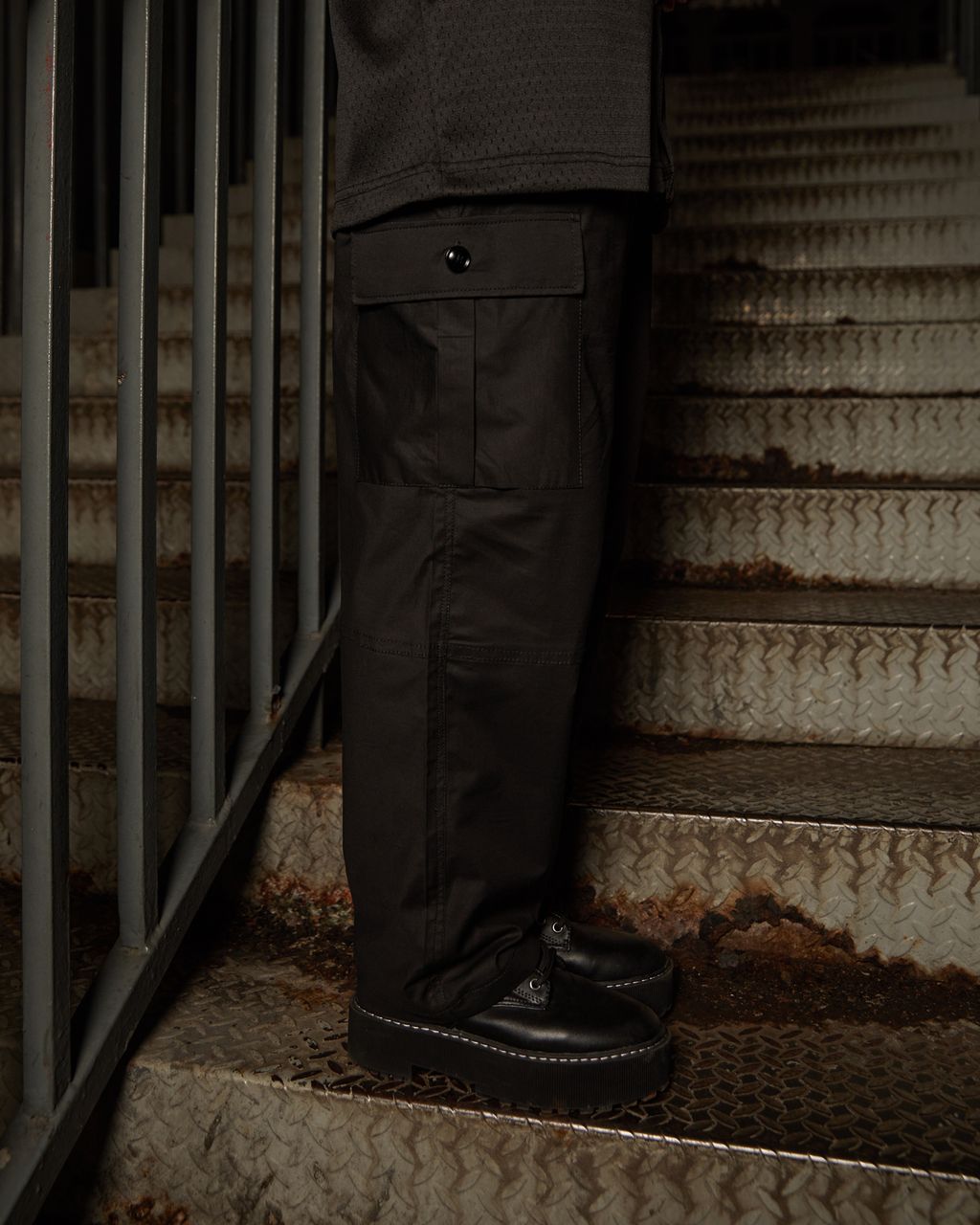 Attn Cargo Pants Black