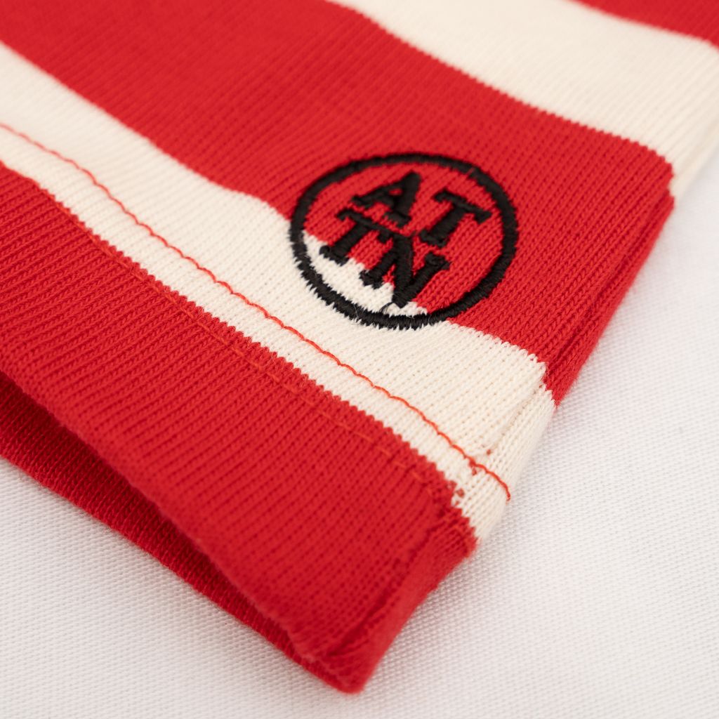 Attn Red Striped T-Shirt