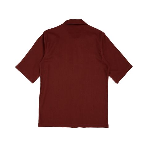 Attn Patch Pocket Shirt Maroon