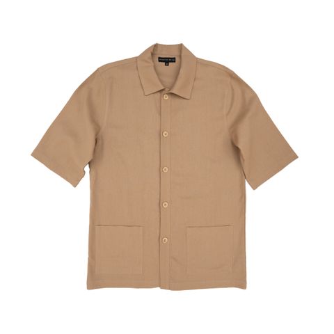 Attn Patch Pocket Shirt Brown