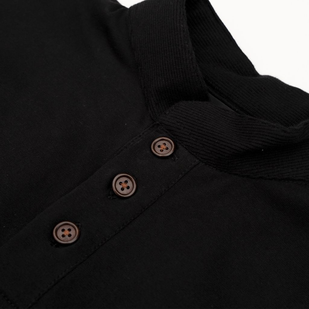 Attn Henley T-Shirt Black