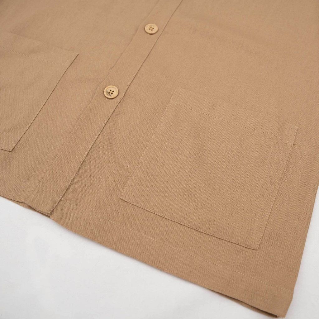 Attn Patch Pocket Shirt Brown