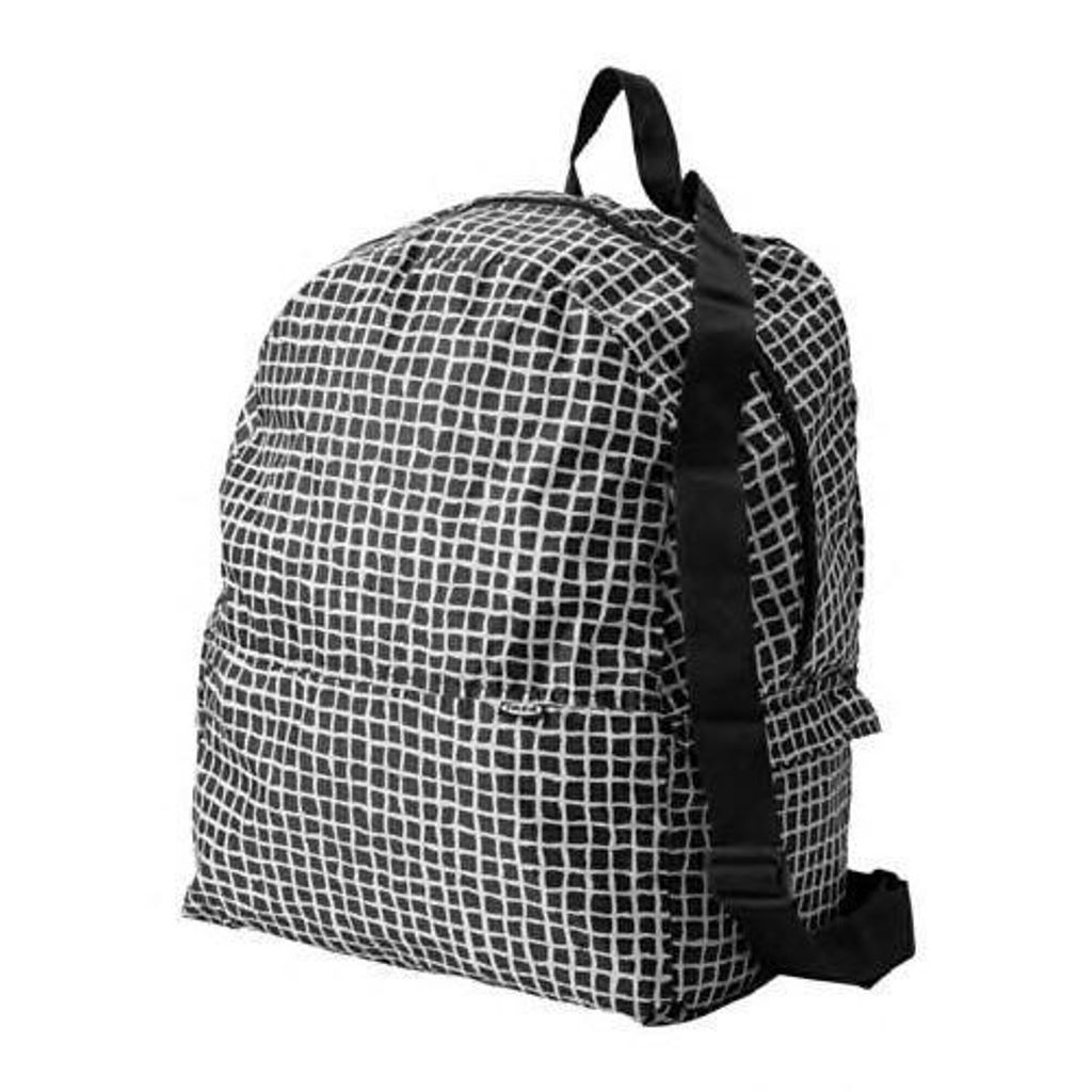 IKEA KNALLA Backpack, black, white. 70330484 – D' One Mart