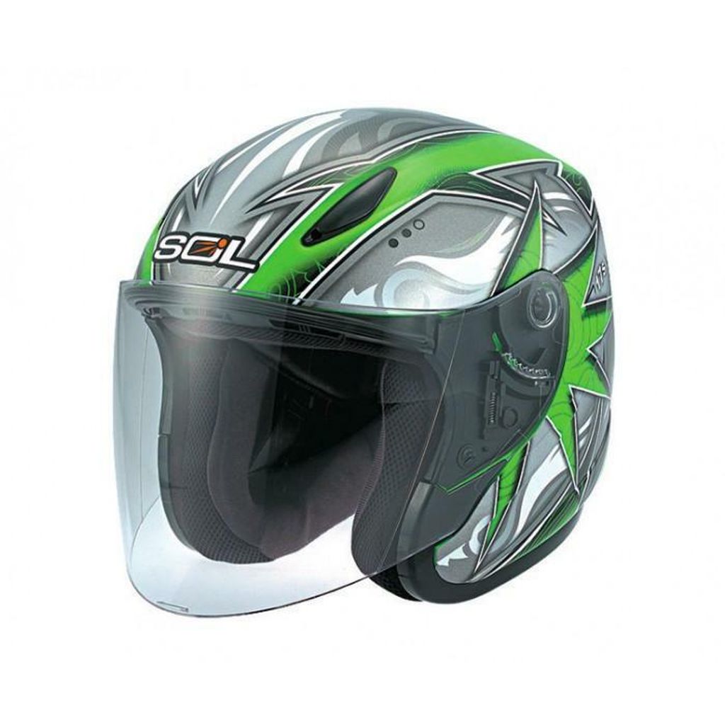 SOL Helmet 17S Green D’ One Mart
