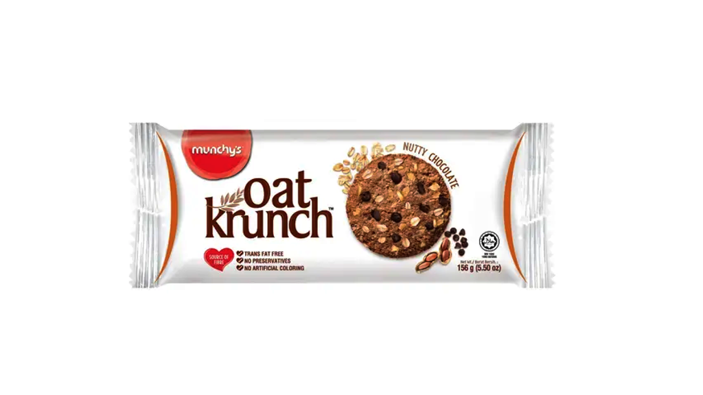 Munchy's Oat Krunch Nutty Chocolate 156g