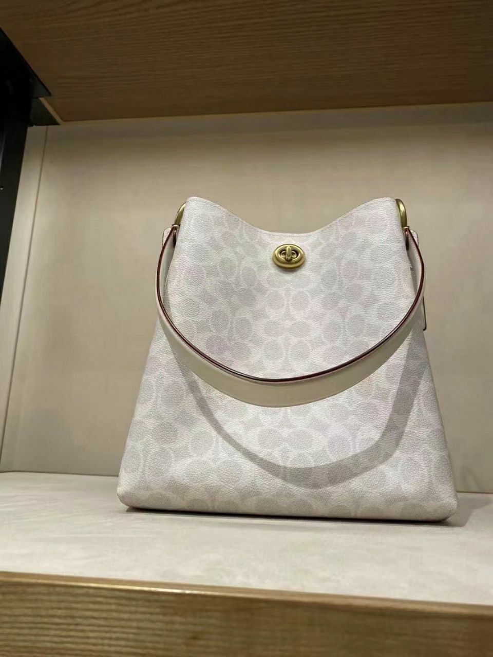 coach charlie bucket bolsa in signature canvas