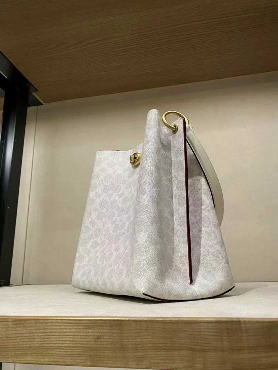 coach charlie bucket bolsa in signature canvas