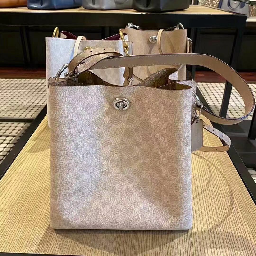 coach charlie bucket bolsa in signature canvas