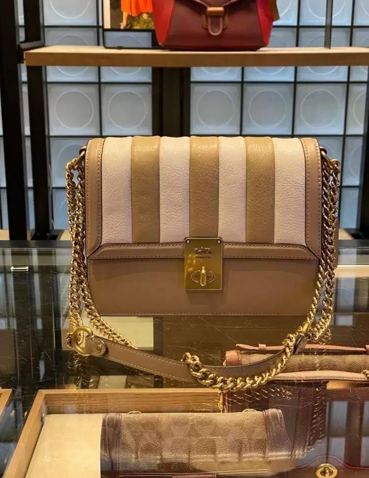 coach refined hutton shoulder bag