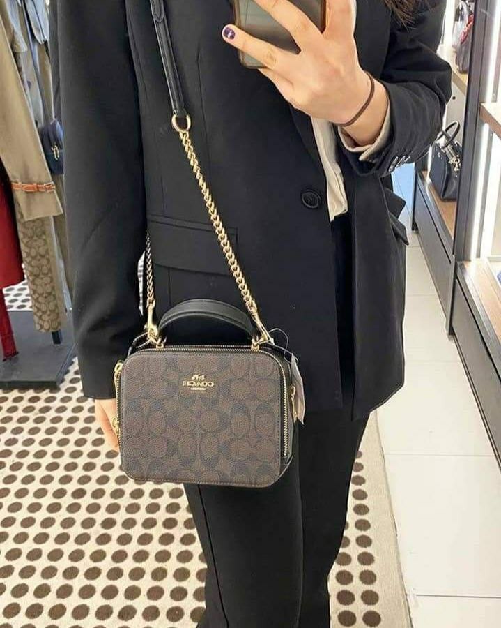 coach box crossbody