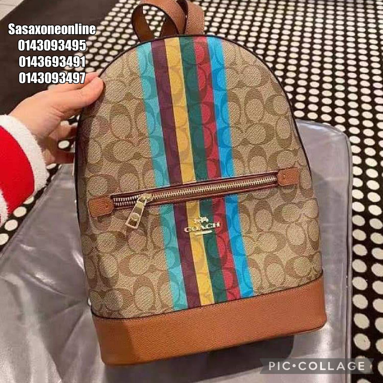 Coach Kenley Backpack In Signature 