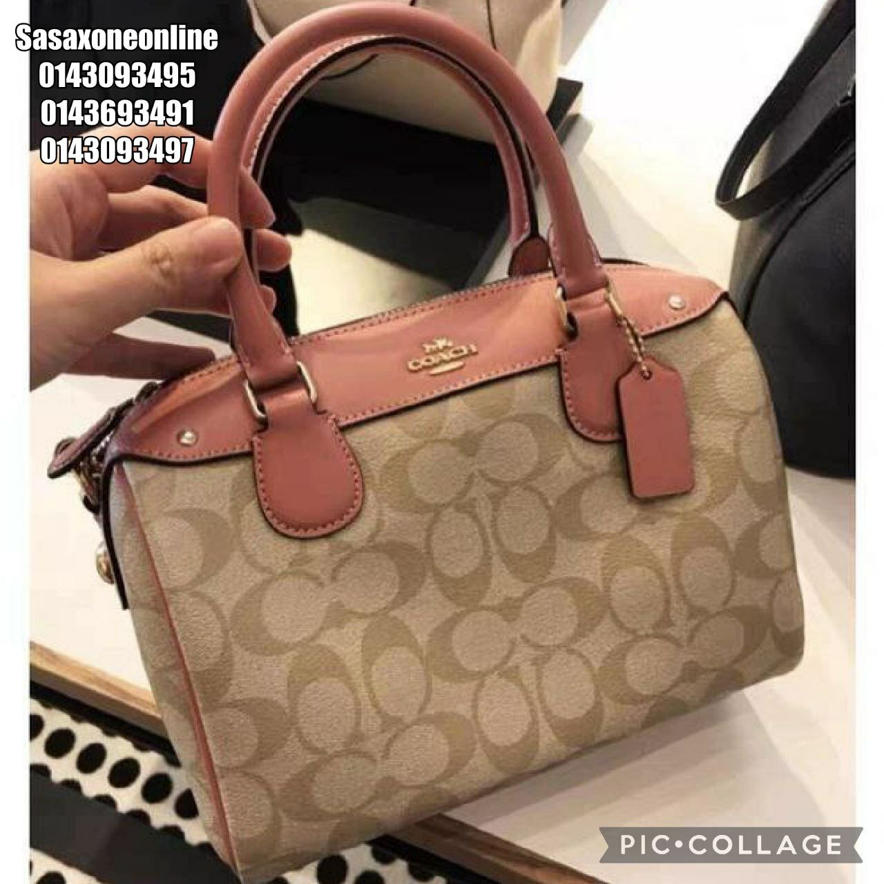 COACH MINI BENNETT SATCHEL IN SIGNATURE 