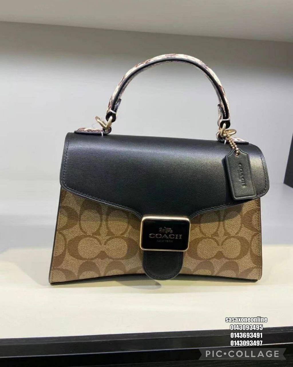 Coach Dempsey Tote 22 In Signature Jacquard With Stripe And Coach 