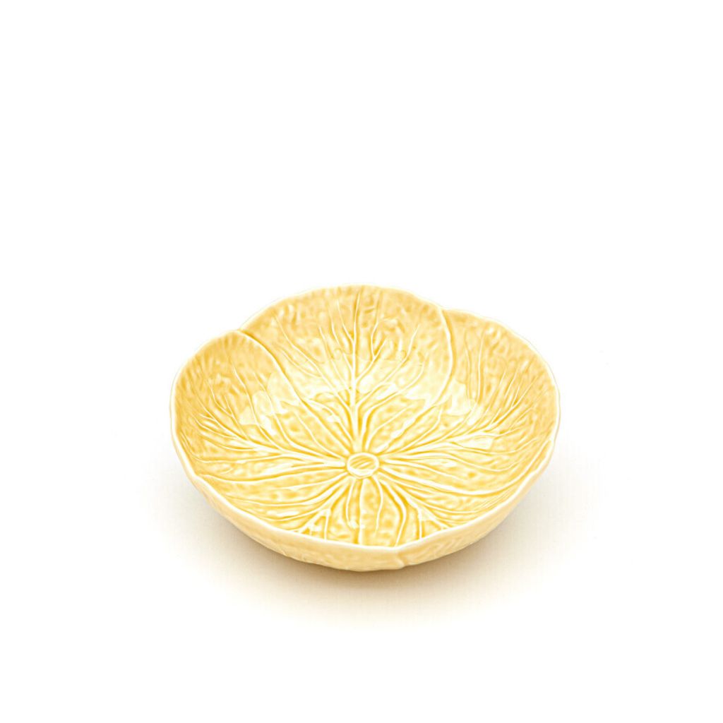 Van Verre Bordallo cabbage 22.5cm bowl sahara yellow