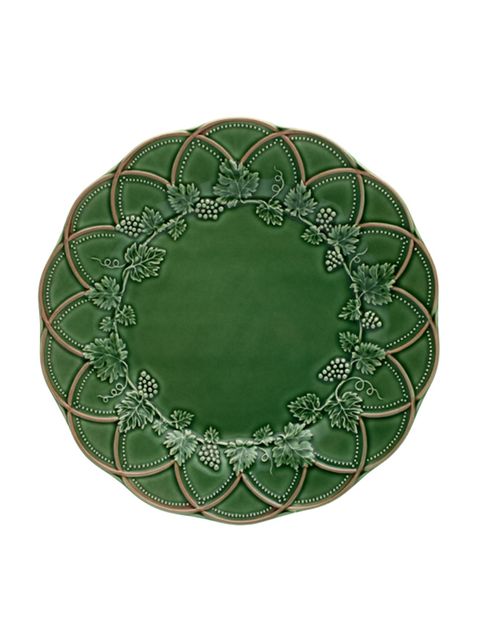 65002451 hunting fruit plate 24 green_ brown x4