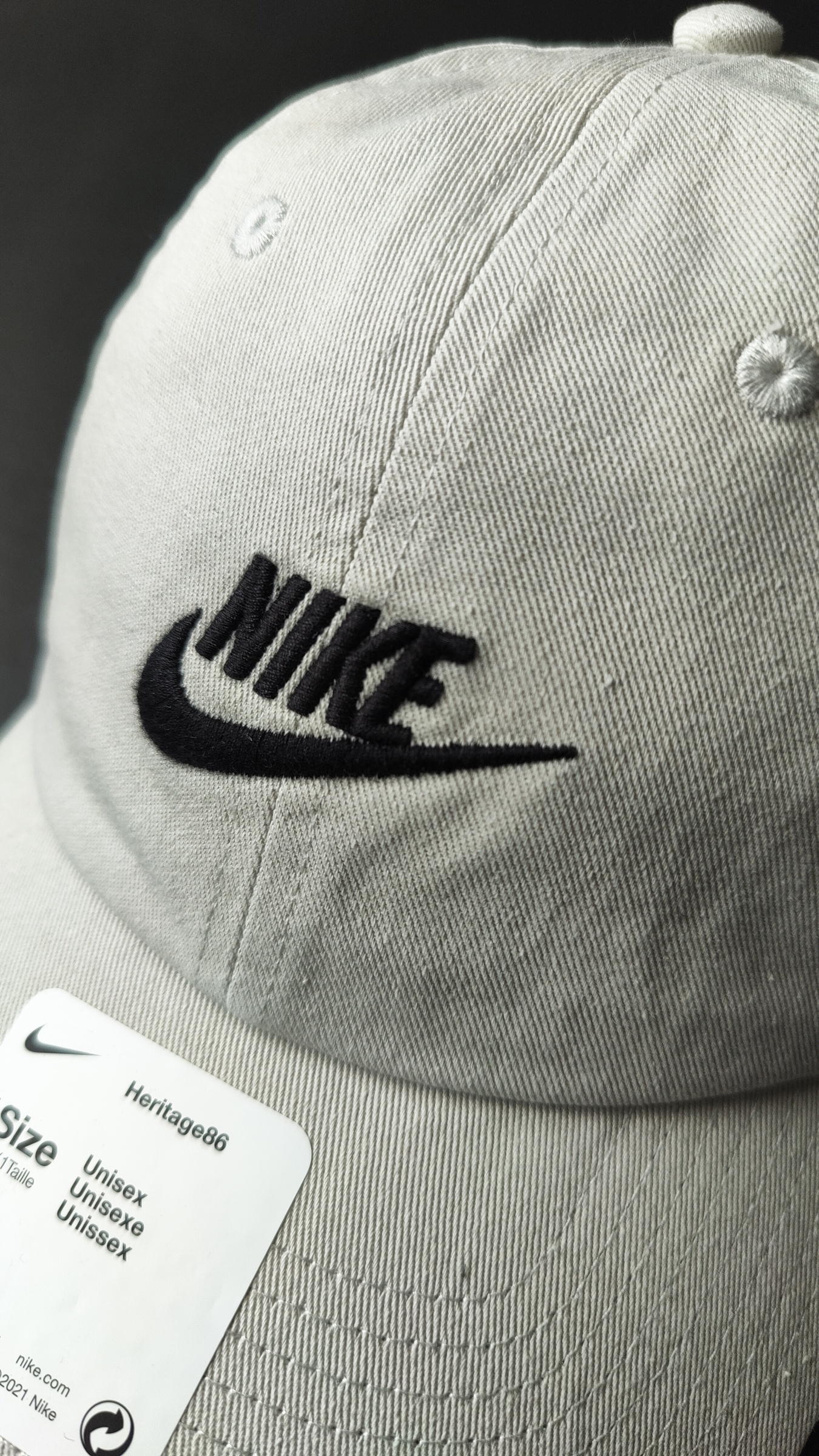nike heritage 86 cap grey