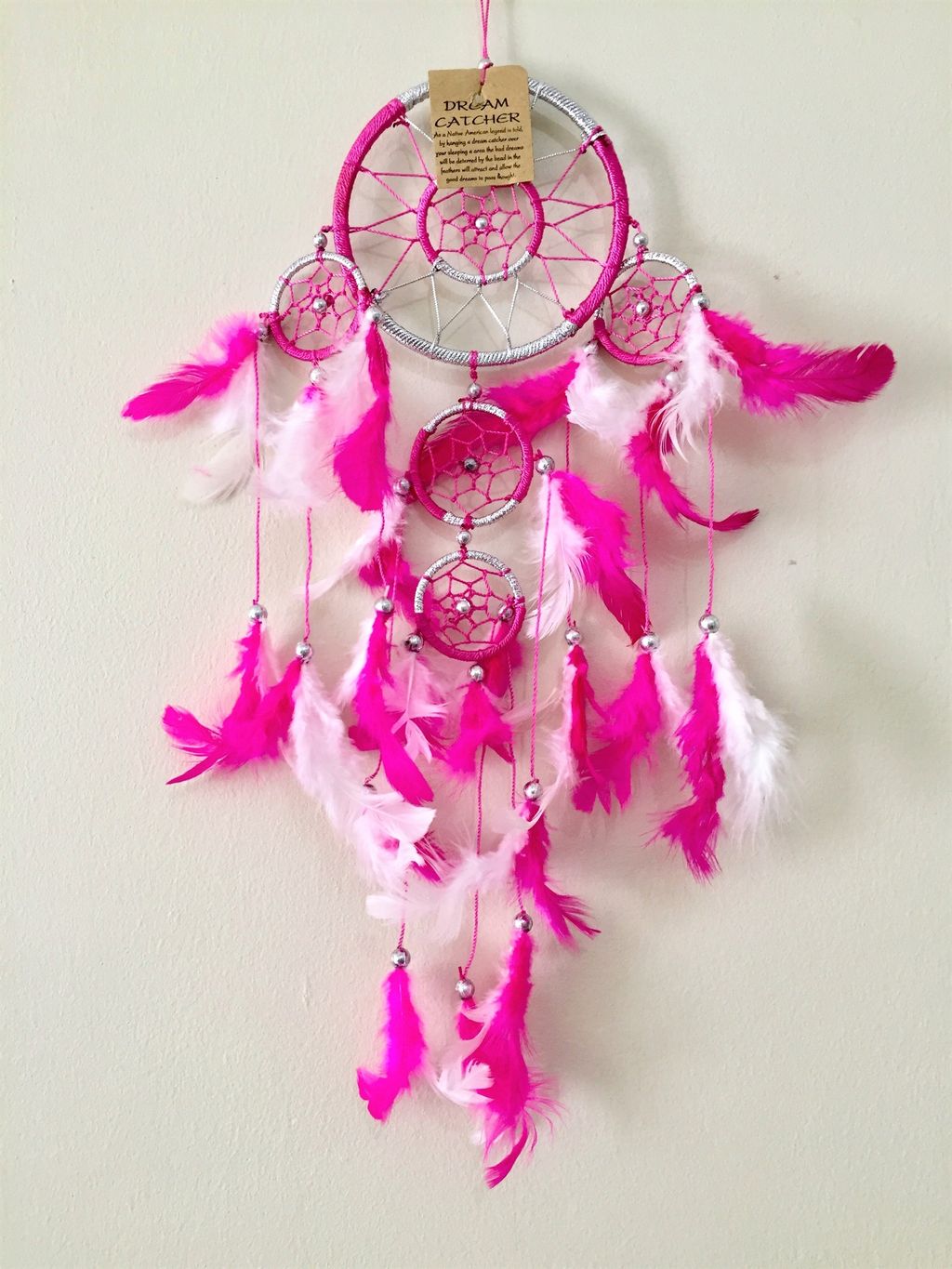 Bicolour Dream Catcher - Pink Silver.jpeg