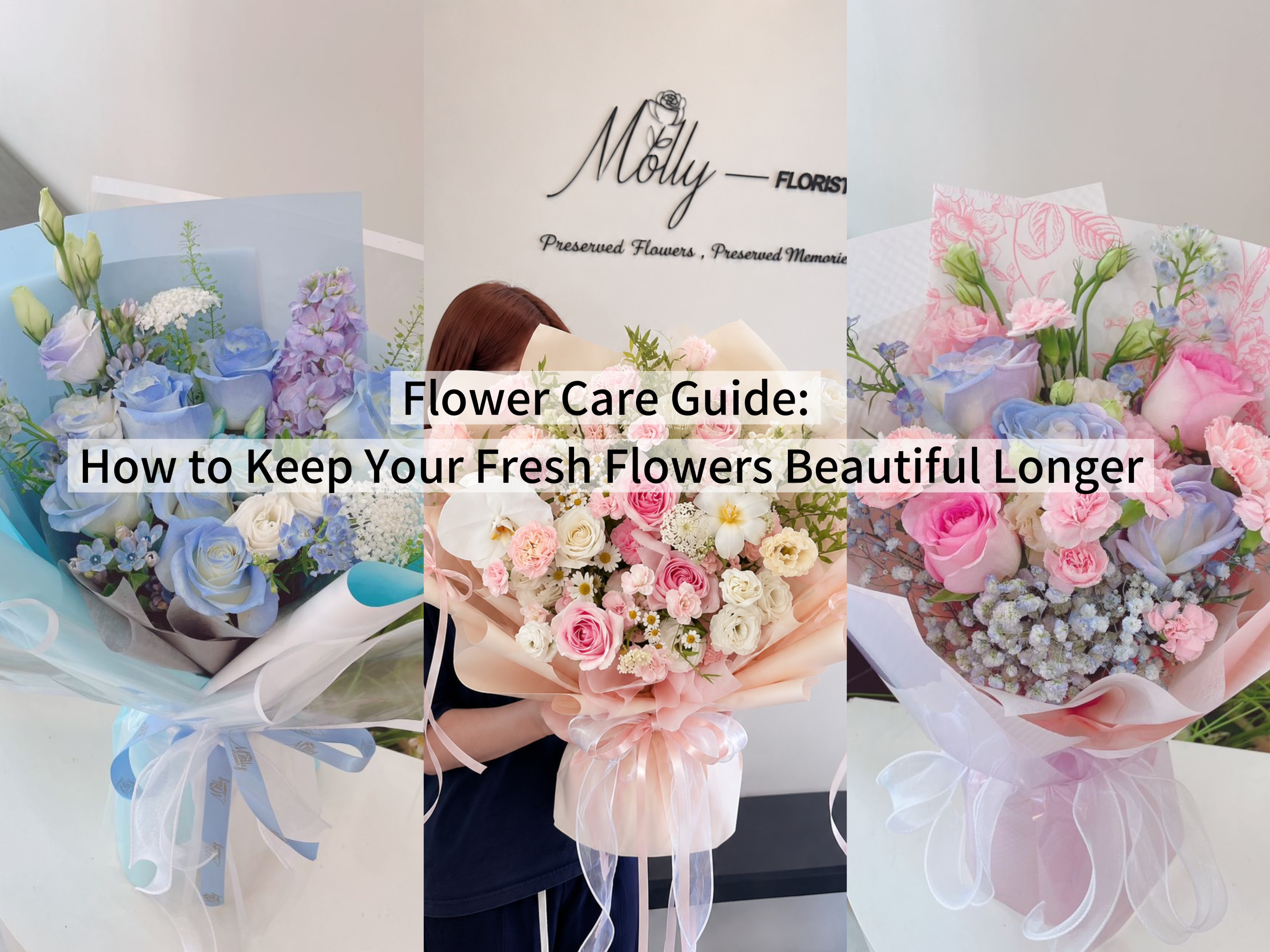 Flower Care Guide: How to Keep Your Fresh Flowers Beautiful Longer