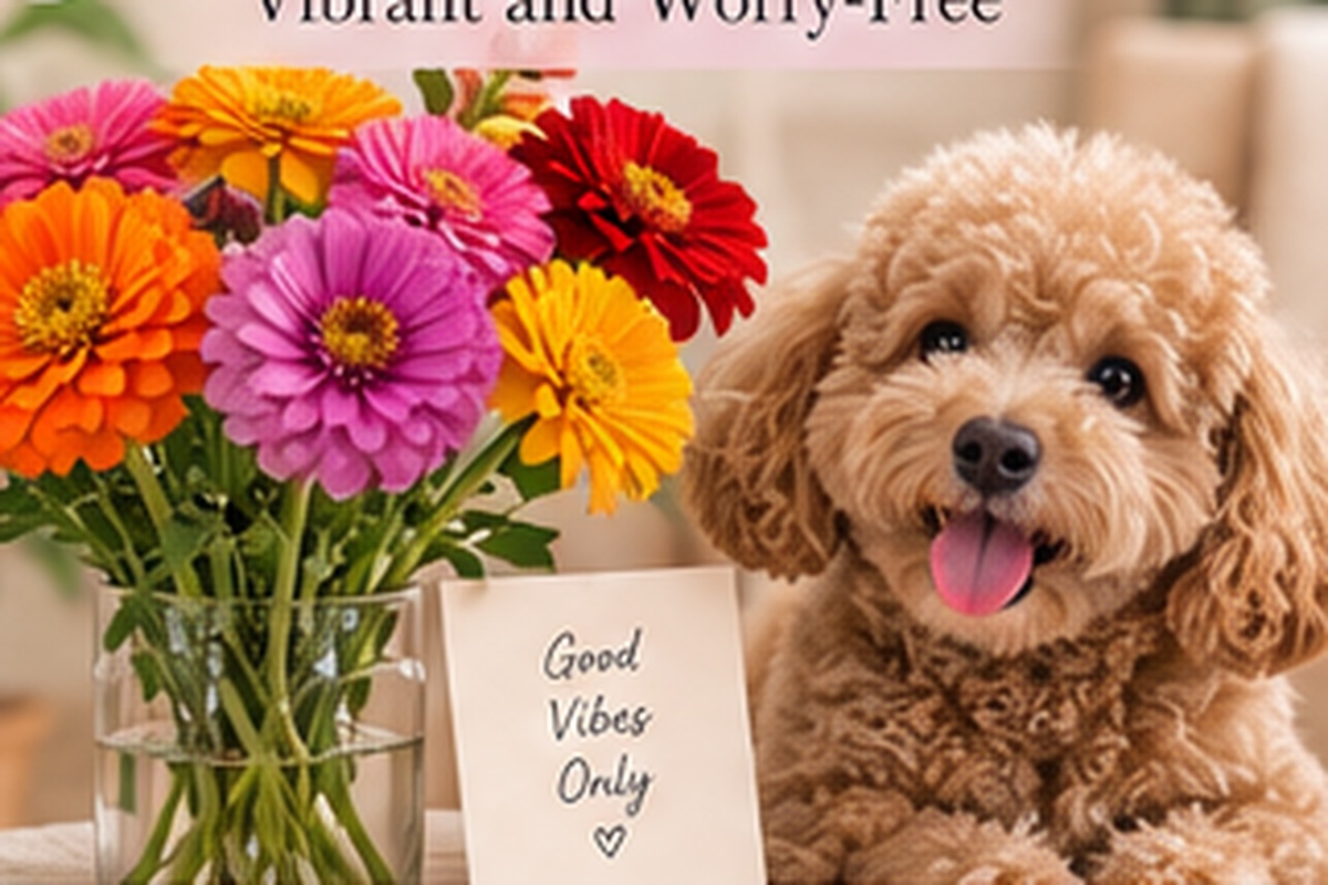 “Pet-friendly [flower name] with cat and dog | Molly Florist Malaysia”