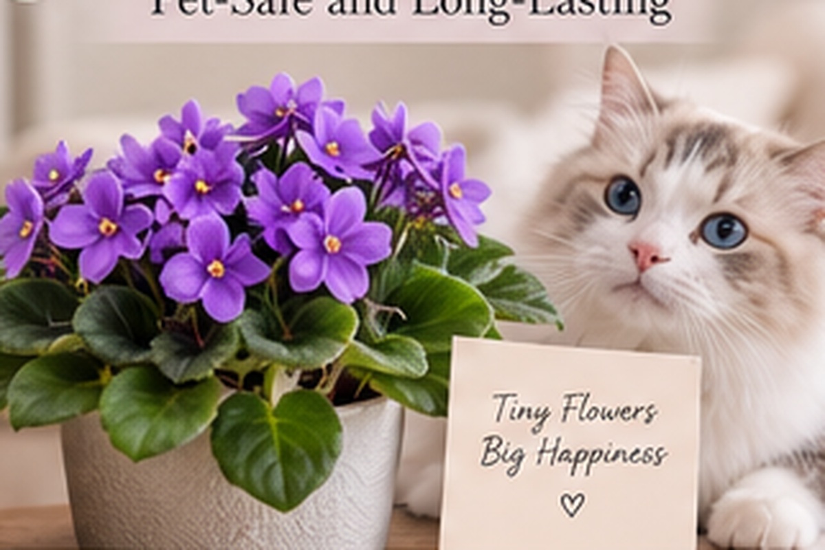 “Pet-friendly [flower name] with cat and dog | Molly Florist Malaysia”