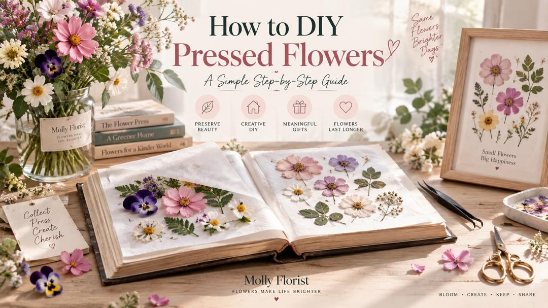 How to DIY Pressed Flowers: Easy Step-by-Step Guide | Molly Florist