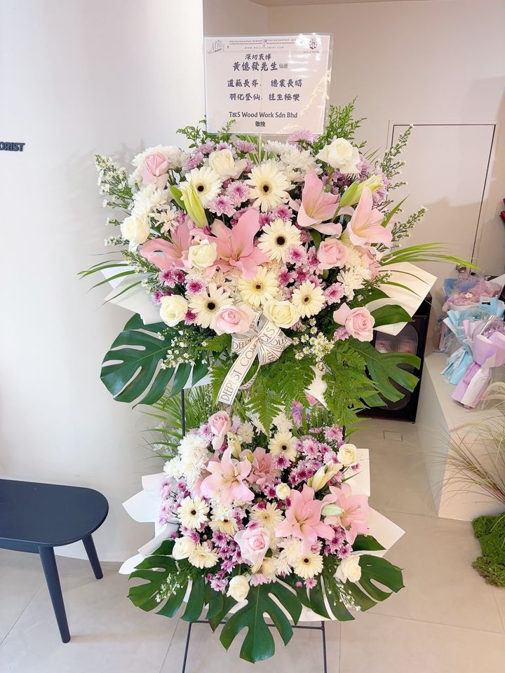 Funeral Flower Stand KL Same Day Delivery(22)