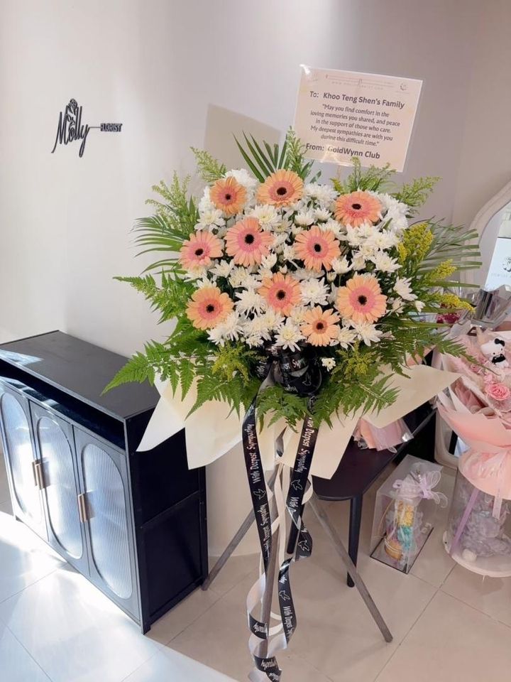 Funeral Flower Stand KL Same Day Delivery (25)