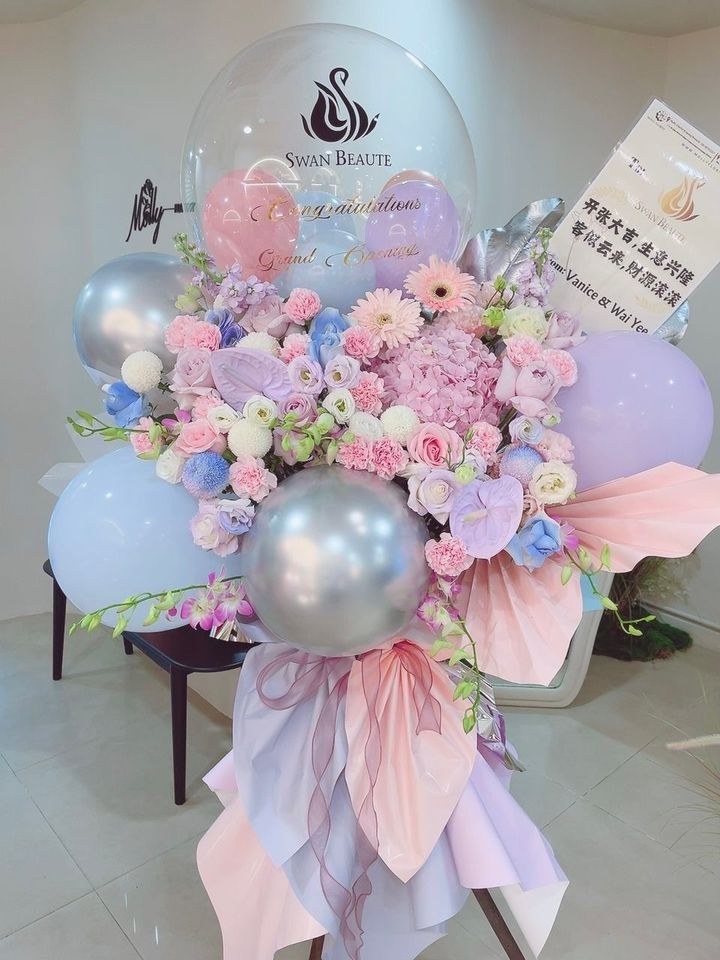 Premium Grand Opening Flower Stand KL Same Day Delivery Mermaid Series-( 40）