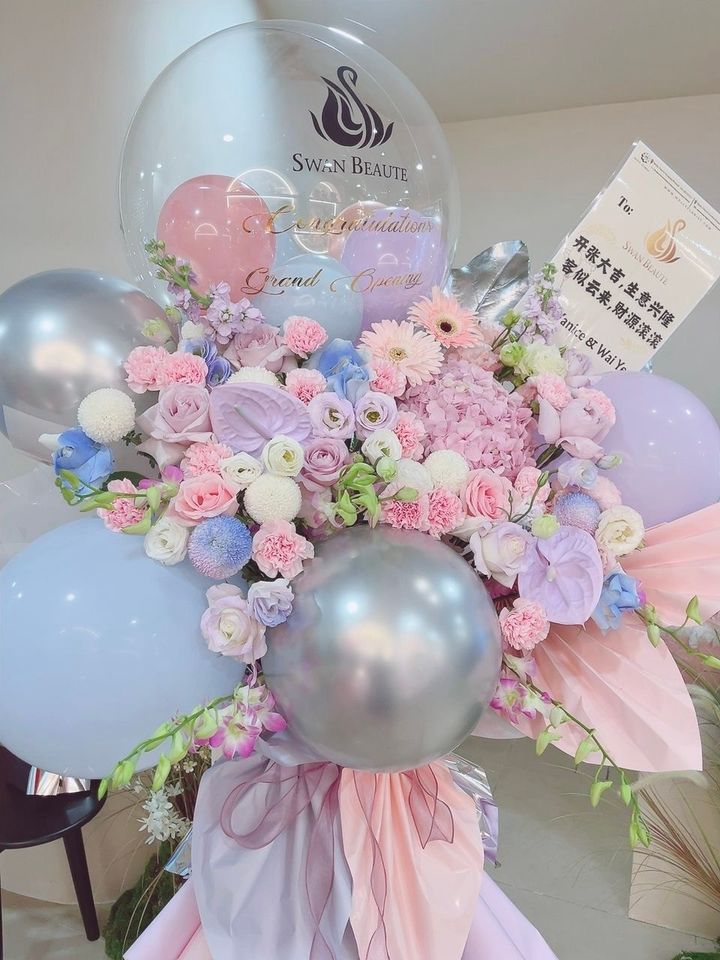 Premium Grand Opening Flower Stand KL Same Day Delivery Mermaid Series-( 40）