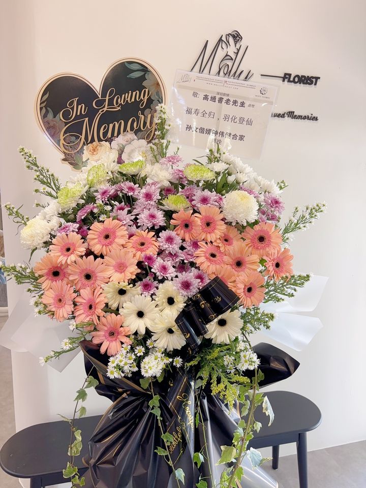 Funeral Flower Stand KL Same Day Delivery -(24)