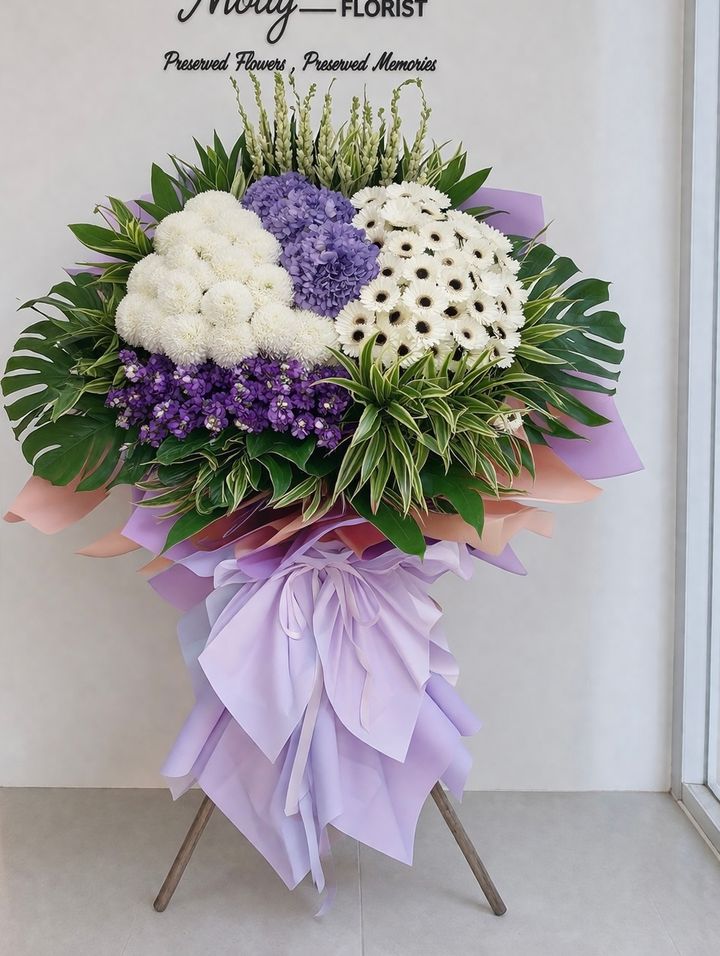 Funeral Flower Stand KL Same Day Delivery (36)