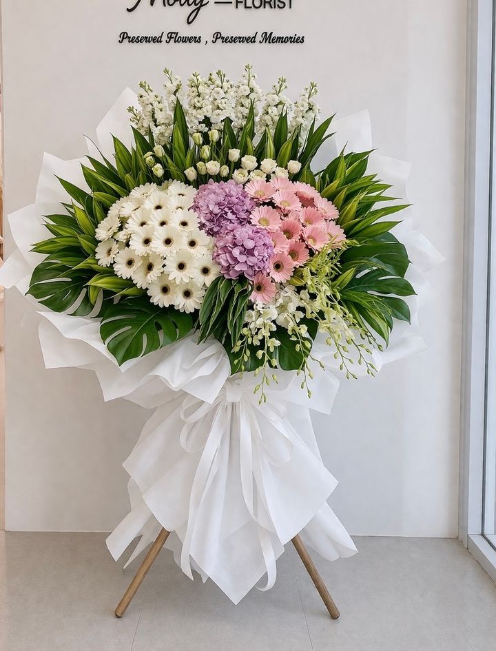 Funeral Flower Stand KL Same Day Delivery (35)