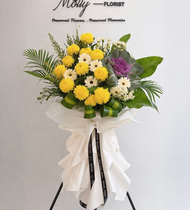 Condolence Flower Stand KL Same Day Delivery (39)