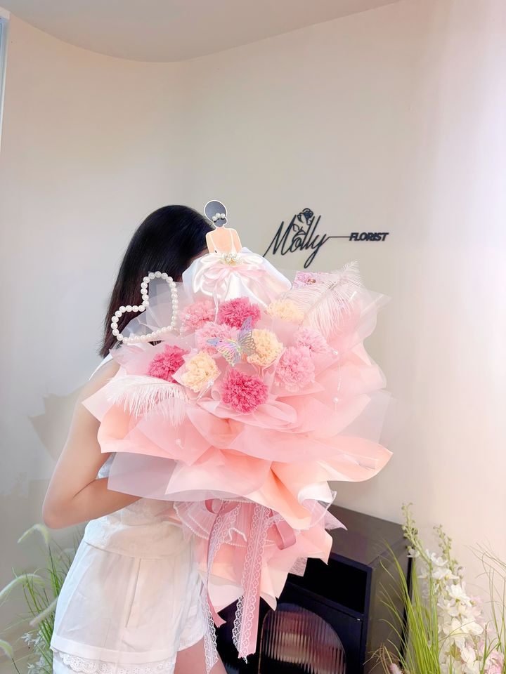 My Queen MomEverlasting Flower Bouquet Last 3+ Years Preserved Flowers