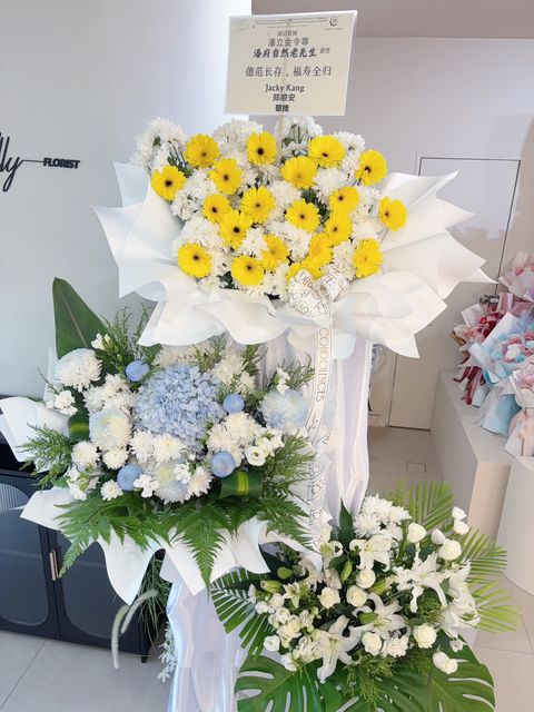 Condolence Flower Stand KL Same Day Delivery (30)