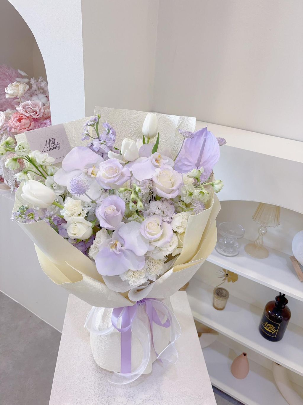 Moonlight Bloom Fresh Mix Bouquet KL Same Day Delivery