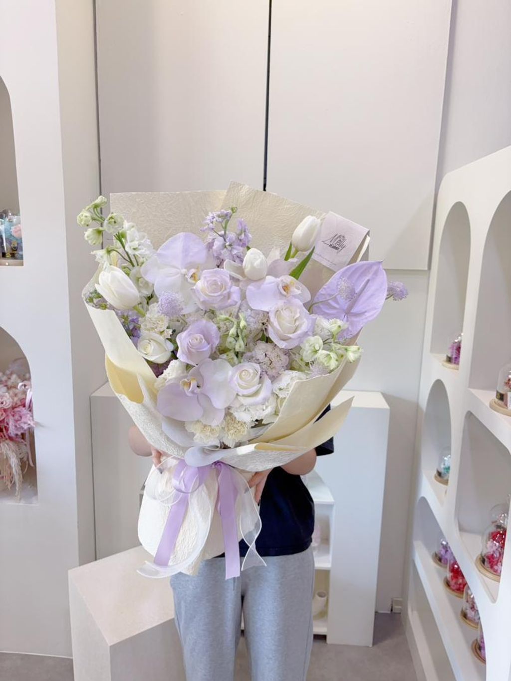 Moonlight Bloom Fresh Mix Bouquet KL Same Day Delivery