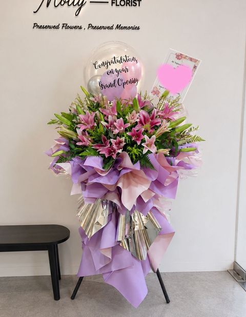 Grand Opening Flower Stand KL Same Day Delivery