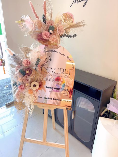 Grand Opening Mirror Stand KL Same Day Delivery
