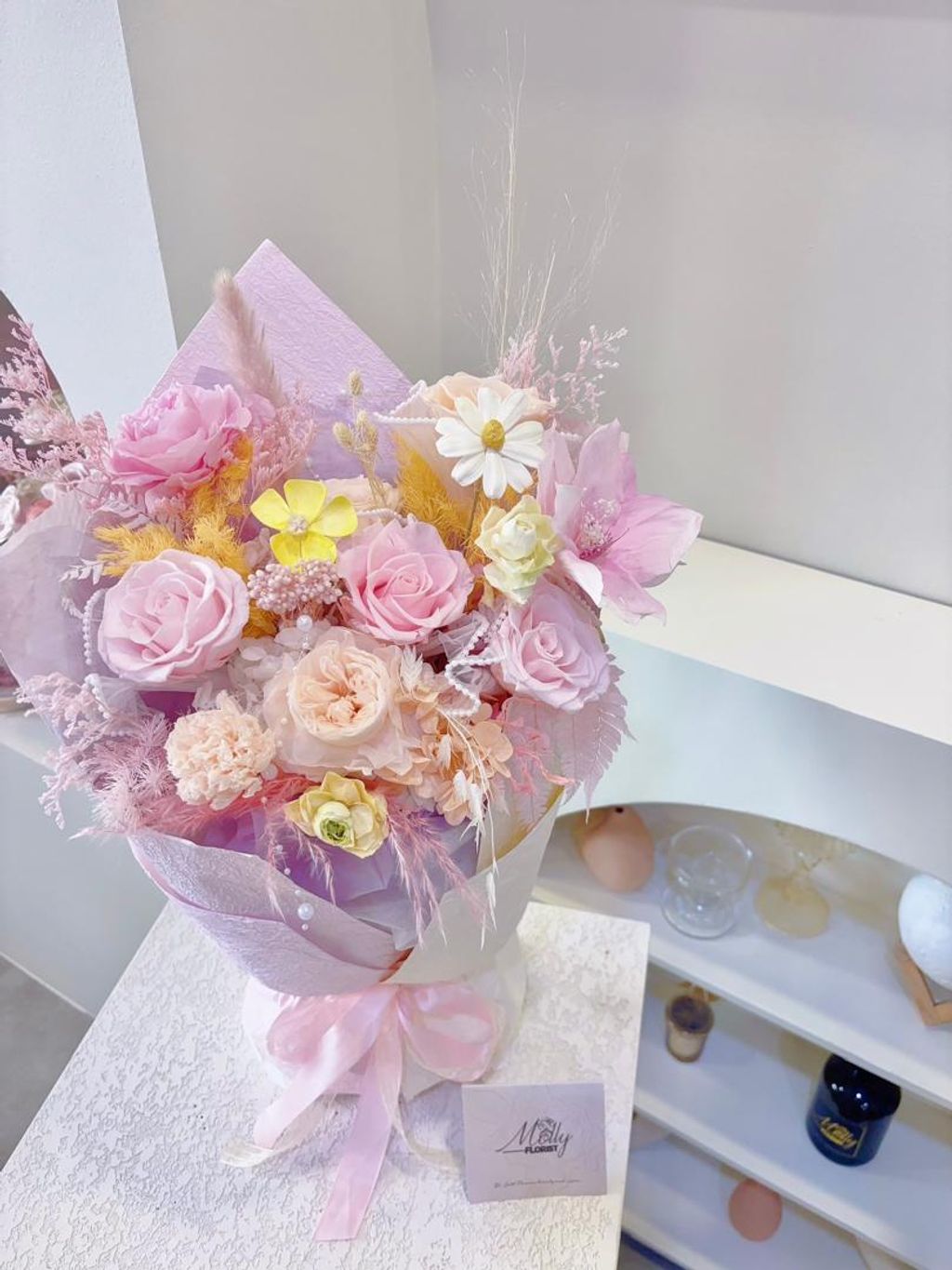 Signature Bloom Preserved  Flower Bouquet