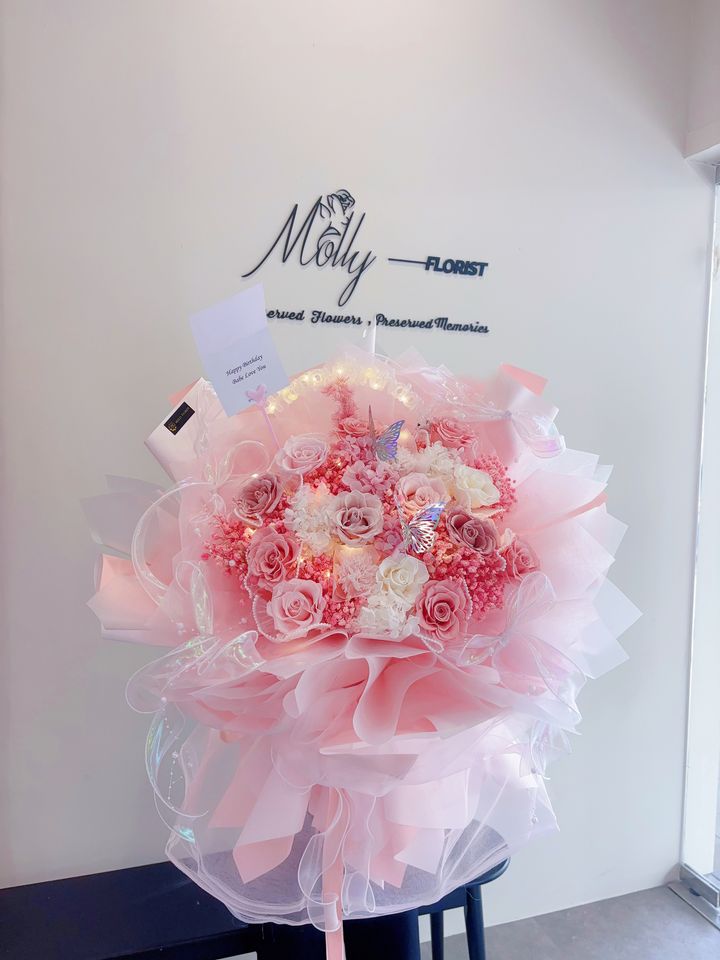 Princess Dream Preserved Bouquet -XL KL Same Day Delivery