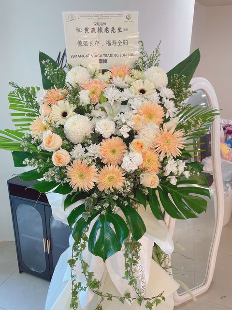 Resilient Faith Condolence Flower Stand KL Same Day Delivery (29)