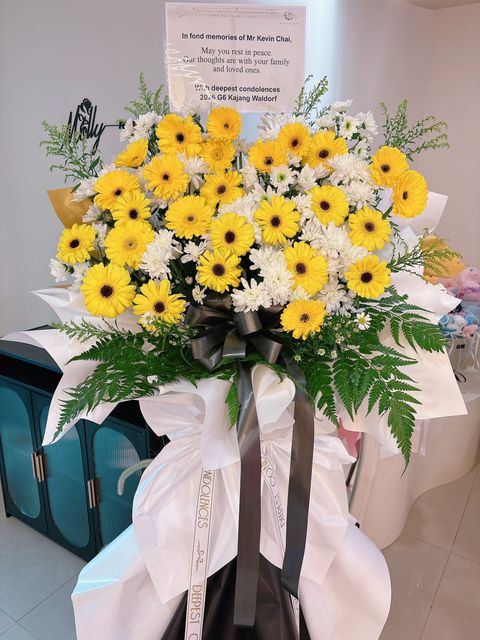 Remembering Condolence Flower Stand KL Same Day Delivery (29)