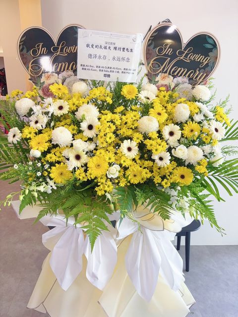 Loving Condolence Flower Stand KL Same Day Delivery (26)